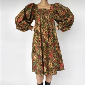 Laura Ashley x BATSHEVA Beaumaris Dress in Craftwork Roses - 2